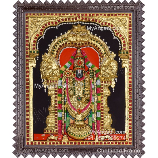 Balaji 3d Tanjore Painting