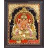 Ganesha 3d Embossed Tanjore Painting