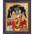 Shiva Family Tanjore Painting - Shiva Parivar