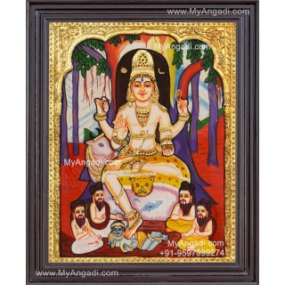 Dakshinamurthi Tanjore Painting