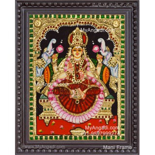 Gajalakshmi Devi Tanjore Painting