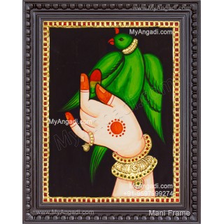 Parrot Tanjore Painting