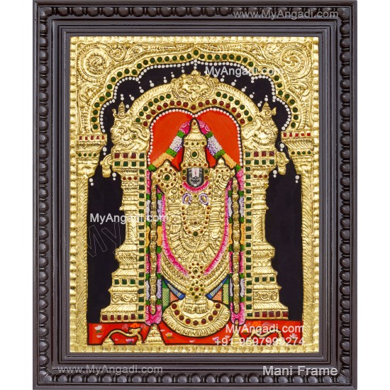 Venkateshwara  Swamy Tanjore Painting