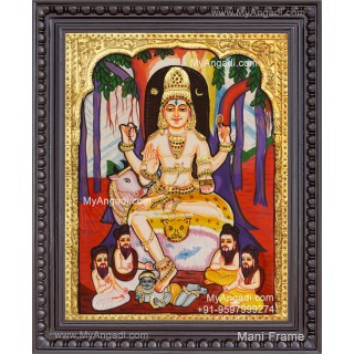 Dakshinamurthi Tanjore Painting
