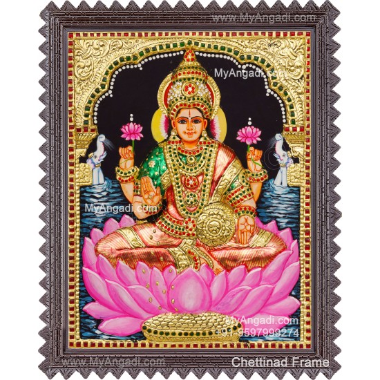 Lakshmi 3D Tanjore Painting