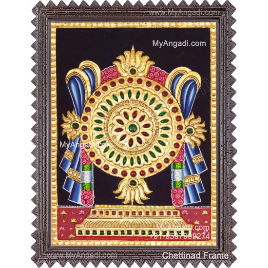 Small Chakra Tanjore Paintings