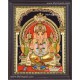 Ganesha 3d Embossed Tanjore Painting