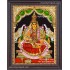 Gajalakshmi 3d Embossed Tanjore Painting