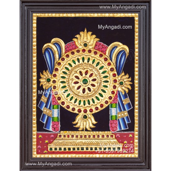 Small Chakra Tanjore Paintings