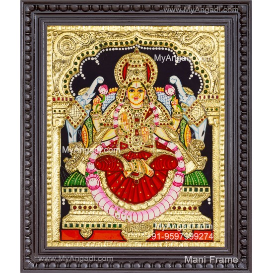 Gajalakshmi Tanjore Painting
