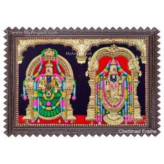 3D Balaji Thayar Tanjore Painting 3D Balaji Thayar Tanjore Painting