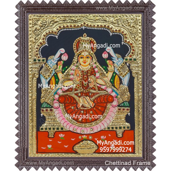 Gajalakshmi Tanjore Painting Gajalakshmi Tanjore Painting