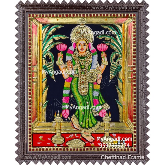 Grahalakshmi Tanjore Painting
