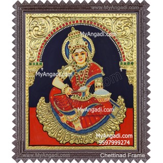 Annapoorani Tanjore Painting Annapoorani Tanjore Painting