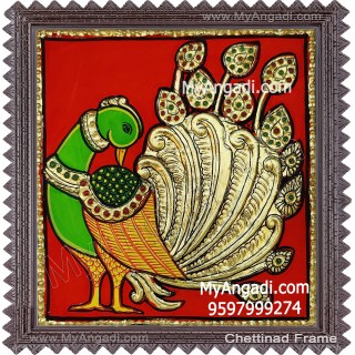 Peacock Tanjore Painting