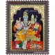 Shiva Family Tanjore Painting Shiva Family Tanjore Painting