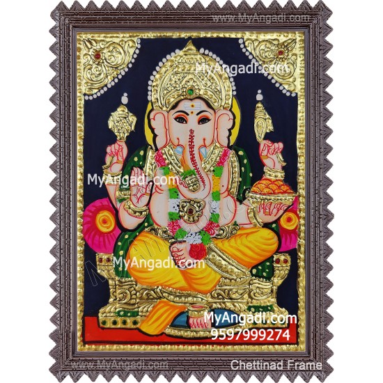Ganesha Tanjore Painting