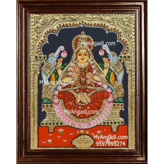 Gajalakshmi Tanjore Painting