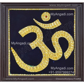 Om - Tanjore Painting