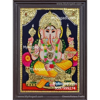 Ganesha Tanjore Painting