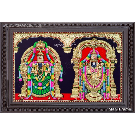 3D Balaji Thayar Tanjore Painting 3D Balaji Thayar Tanjore Painting