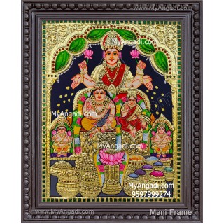 Kuber Lakshmi Tanjore Painting