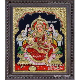 Gajalakshmi Tanjore Painting