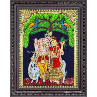 Radha Krishna Tanjore Paintings