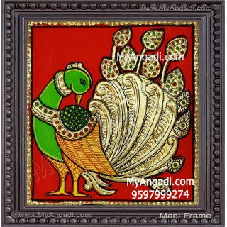 Peacock Tanjore Painting