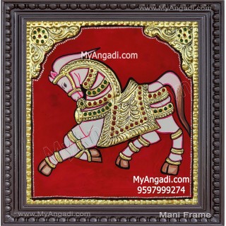 Horse Tanjore Painting