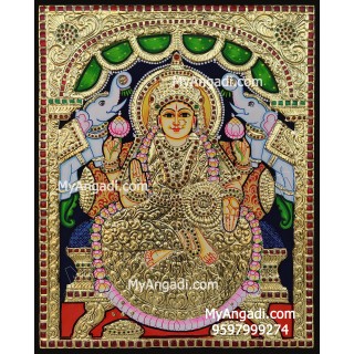 Gajalakshmi Tanjore Painting Gajalakshmi Tanjore Painting