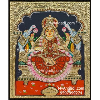 Gajalakshmi Tanjore Painting Gajalakshmi Tanjore Painting
