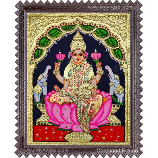 Gajalakshmi Tanjore Painting Gajalakshmi Tanjore Painting