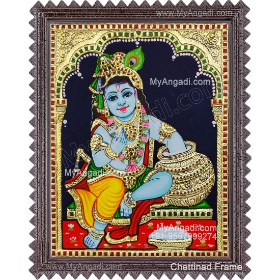Krishna Tanjore Painting Krishna Tanjore Painting