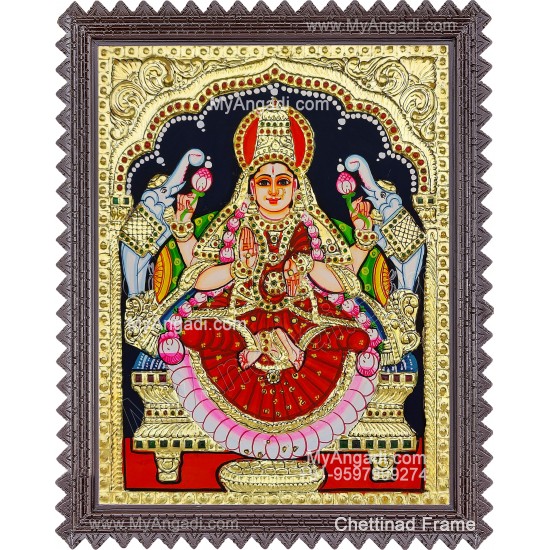 Gajalakshmi Tanjore Painting Gajalakshmi Tanjore Painting