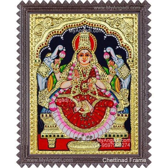 Gajalakshmi Tanjore Painting Gajalakshmi Tanjore Painting