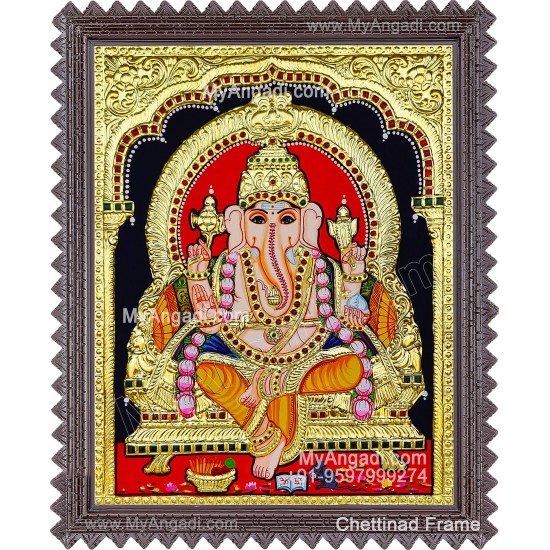 Ganesha Tanjore Painting Ganesha Tanjore Painting