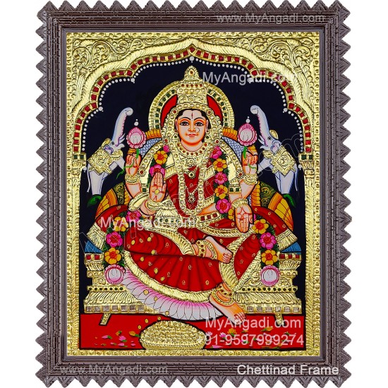 Gajalakshmi Tanjore Painting Gajalakshmi Tanjore Painting