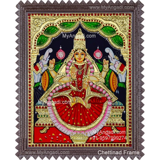 Gajalakshmi Tanjore Painting Gajalakshmi Tanjore Painting