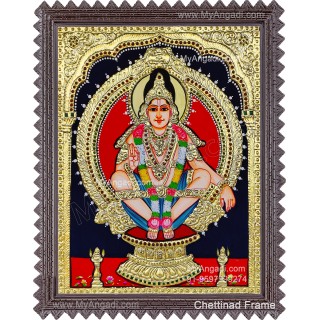 Iyyappan Tanjore Painting