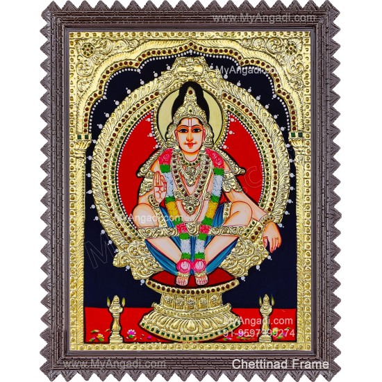 Iyyappan Tanjore Painting Iyyappan Tanjore Painting