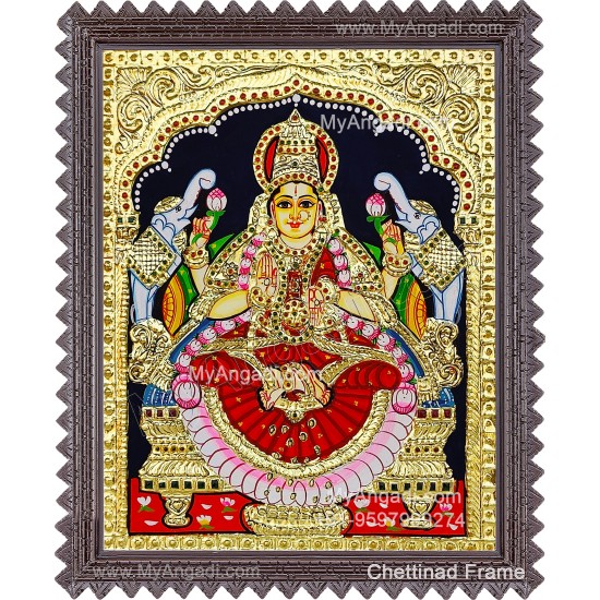 Gajalakshmi Tanjore Painting Gajalakshmi Tanjore Painting