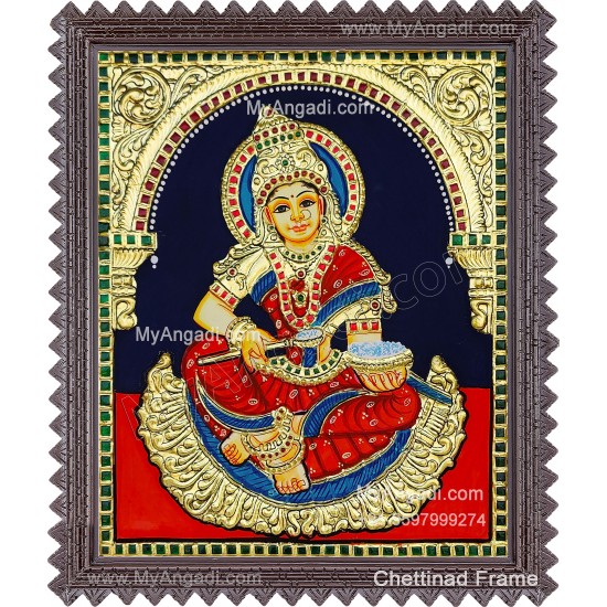 Annapoorani Tanjore Painting Annapoorani Tanjore Painting