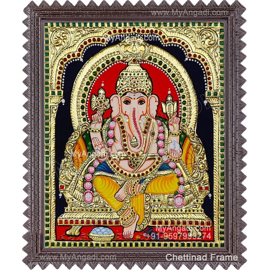 Ganesha Tanjore Painting Ganesha Tanjore Painting