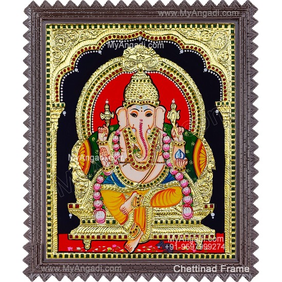 Ganesha Tanjore Painting