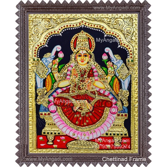 Gajalakshmi Tanjore Painting