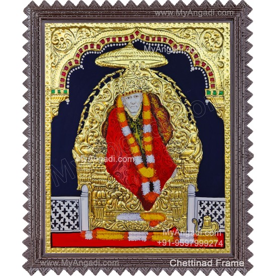 Sai Baba Tanjore Painting Sai Baba Tanjore Painting