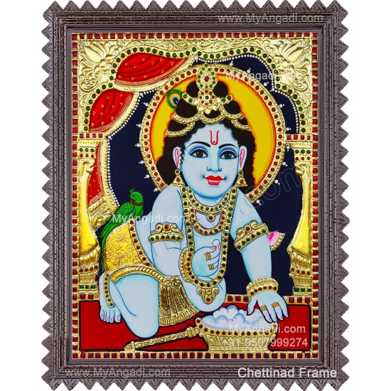 Krishna Tanjore Painting Krishna Tanjore Painting