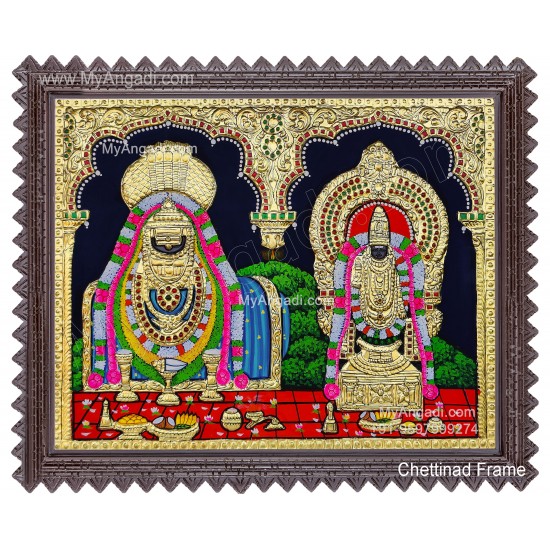 Annamalaiyaar & Unnamalaiyaar Tanjore Painting