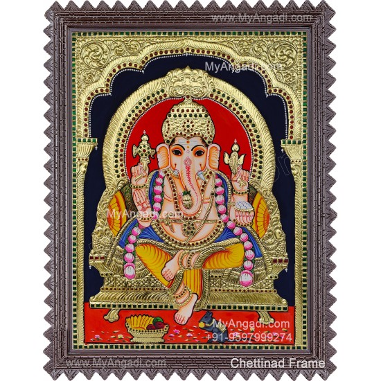 Ganesha Tanjore Painting